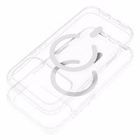 Ümbris jaoks iPhone 16 PRO Forcell F-Protect läbipaistev Hybrid Premium ühilduv koos Magsafe läbipaistev