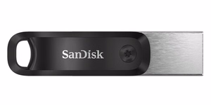 SanDisk iXpand USB mälupulk 64 GB USB Type-A / Lightning 3.2 Gen 2 must, hõbedane