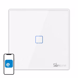 Nutikas Juhtmevaba Seina Lüliti Sonoff T2EU1C-RF 433MHz (1-channel)