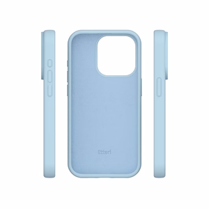 Etteri Silicone ümbris jaoks iPhone 15 Pro Max 6,7" light sinine