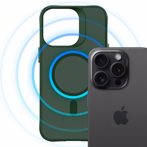 3mk Smoke MagCase для iPhone 16 Pro Max зелёно-полупрозрачный