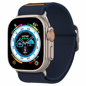 Spigen Fit Lite Ultra Strap jaoks Apple Watch 4/5/6/7/8/9/SE/Ultra (42/44/45/49 mm) - tumesinine