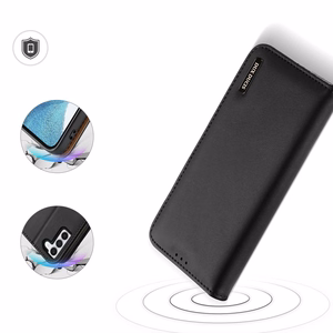 Dux Ducis Hivo чехол Samsung Galaxy S23+ флип-чехол кошелёк подставка RFID блокировка чёрный