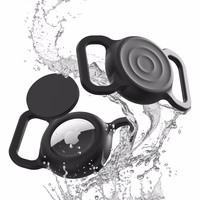 AirTag silicone waterproof ümbris jaoks dog or cat collar - must