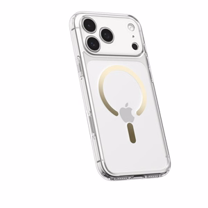 SPIGEN ümbris ULTRA HYBRID MAG compatible with MagSafe jaoks IPHONE 17 Pro Max clear kuldne