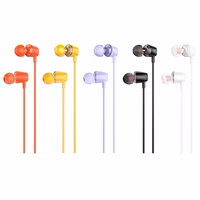 HOCO wire kõrvaklapid Jack 3,5 mm with microphone M107 valge