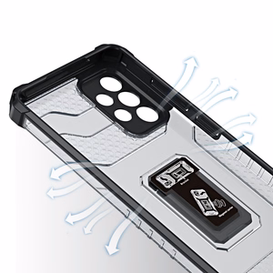 Crystal Ring Case Kickstand Tough Rugged Cover for Samsung Galaxy A72 4G must