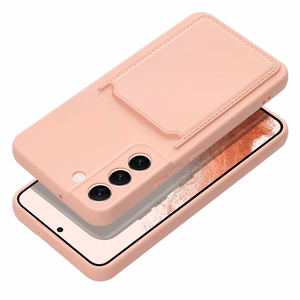 Ümbris jaoks Samsung A35 5G Card Ümbris roosa