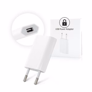 Laadija Apple A1400 valge 1000mAh 5W (iPhone / iPod) kastis originaal