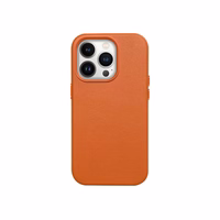Mag Leather Ümbris Apple iPhone 14 oranž