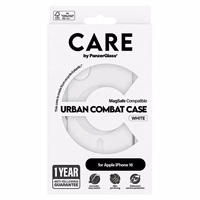 CARE by PanzerGlass Flagship Ümbris iPhone 16 6.1" valge/valge MagSafe 1337