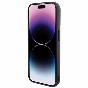 Karl Lagerfeld 3D Rubber Multi Logo ümbris jaoks iPhone 15 Pro - must