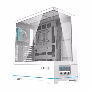 Darkflash DY451 PRO computer ümbris (valge) + 1 fan