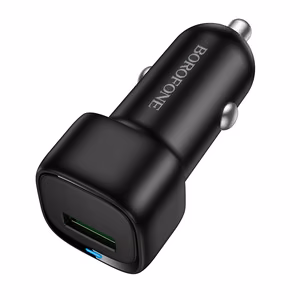 Borofone Car laadija BZ34 Cloud - USB - QC 3.0 18W must