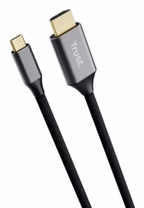 Trust 25630 kaabli ümberlüliti USB-C HDMI must, hõbedane
