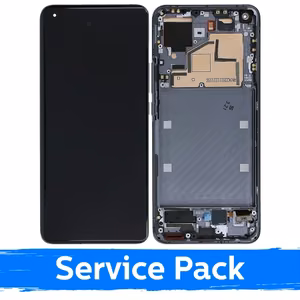 LCD ekraan ühilduv Xiaomi Mi 11 5G raamiga / Tumehall / (Service Pack)
