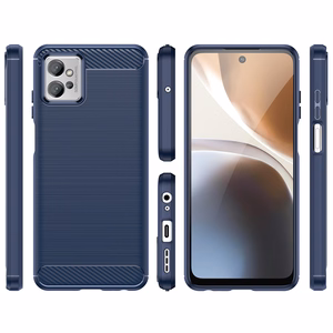 Carbon Case для Realme Narzo 50 5G гибкая силиконовая карбоновая накладка чёрный