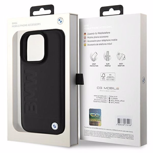 BMW Leather Hot Stamp iPhone 16 Pro Max Ümbris - must