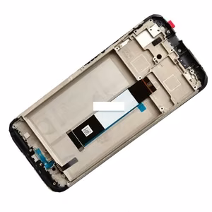 LCD ekraan Xiaomi Redmi 9T/Redmi Note 9 4G 2021/Poco M3 puuteekraaniga raamiga must originaal (teeninduspackett)