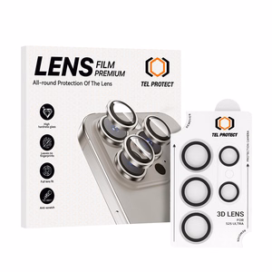 Tempered glass Tel Protect 3D Lens on camera jaoks Samsung Galaxy S24 Ultra läbipaistev (lens 5 pieces)