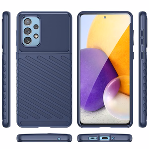 Thunder Case гибкий бронированный чехол для Samsung Galaxy A73 синий