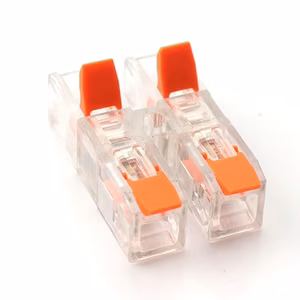 Splicing Connector, Inline koos Lever, 2-2, 0.2–4.0mm², 32A, 450V, 20pcs