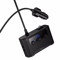 Car laadija Hoco 2xUSB A + 2xUSB C+3x cigarette lighter ports PD QC3.0 240W Z64 must