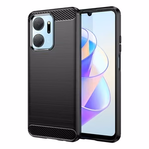 Carbon Ümbris ümbris jaoks Honor Play 40 Plus / Honor X7a flexible silicone carbon cover must