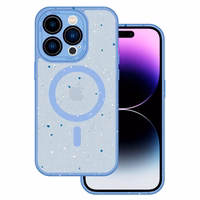 Tel Protect Magnetic Splash Frosted Ümbris jaoks Iphone 15 Pro Max Light sinine