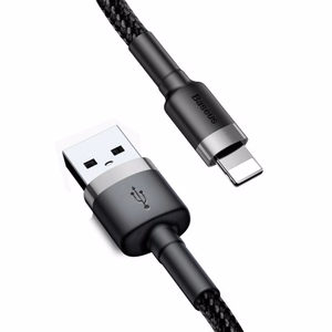 Baseus Cafule USB – Lightning kaabel 2A, 3 m, must/hall