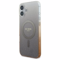 Guess IML Glitter Gradient MagSafe Ümbris jaoks iPhone 16 Plus - Brown