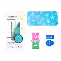 Wozinsky Full Cover Flexi Nano klaasist kile karastatud klaasist raamiga Samsung Galaxy A73 läbipaistev