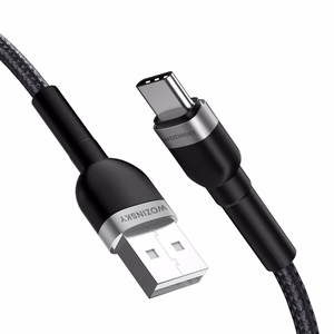 Wozinsky WNBAC1 USB-A / USB-C 2.4A kaabel 1 m - must