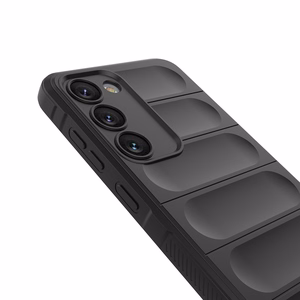 Magic Shield Ümbris jaoks Samsung Galaxy S23+ flexible armored cover sinine