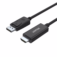 UNITEK Y-5118CA video cable adapter 1.8 m HDMI Type A (Standard) DisplayPort must