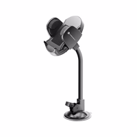 Car phone hoidja Forcell F-Grip Oval 17 cm windshield / dashboard / air vent must