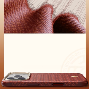 Benks ArmorGrid Edge X9 Air Navigator Kevlar-ümbris (C.K.FL.AP.RD.X069) iPhone 18 Pro/17 Pro telefonile, punane (Sawy Red)