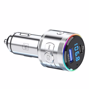 3mk Hyper auto FM-saatja koos laadimisega, 48 W, QC/PD/PPS, USB 1C1A, hõbedane