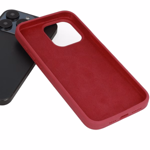 Silicone Lite Ümbris jaoks Iphone 16e burgundia