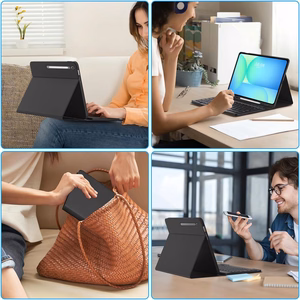 Tech-Protect SC Pen + Keyboard Ümbris jaoks Samsung Galaxy Tab S10 FE+ 13.1 X620 / X626B - Must