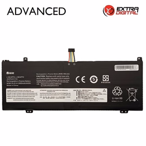 Sülearvuti aku LENOVO L18C4PF0, L18D4PF0, 2900 mAh, Extra Digital Advanced