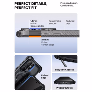 Supcase iBlason ArmorBox Clip Mag MagSafe Ümbris for Samsung Galaxy S26 Ultra - must