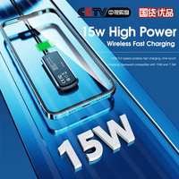 Juhtmevaba laadija Essager "Aurora" Magnetick Alus / Laadija Must 15W (Magsafe Compatible)