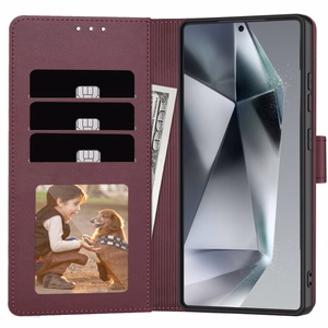 Tech-Protect Wallet Ümbris jaoks Samsung Galaxy A56 5G - Burgundy