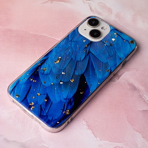 Kuldne Glam ümbris jaoks Samsung Galaxy A35 5G sinine