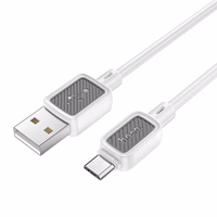 Kaabel USB A to Micro USB Hoco 2,4A 1 m X108 valge
