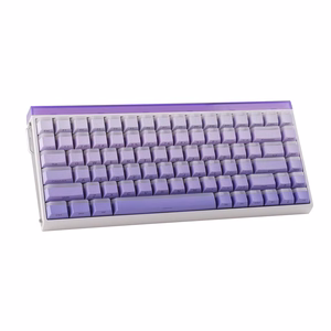 HERO84 HE White+Purple+Gradient+LIGHT JadeKing RGB AULA gasket klaviatuur