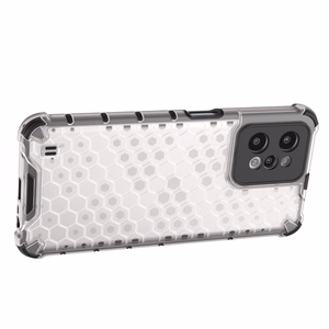 Honeycomb case бронированная крышка с гелевой рамкой Realme C31 прозрачный