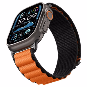 SPIGEN WBF1 rihm APPLE WATCH 6 / 7 / 8 / 9 / 10 / SE / ULTRA 1 / 2 (44 / 45 / 46 / 49 MM) must/oranž