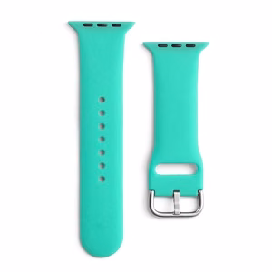 Silikoonist rihm APS Apple Watch 42/44/45mm rihmaga kellarihm - Mint